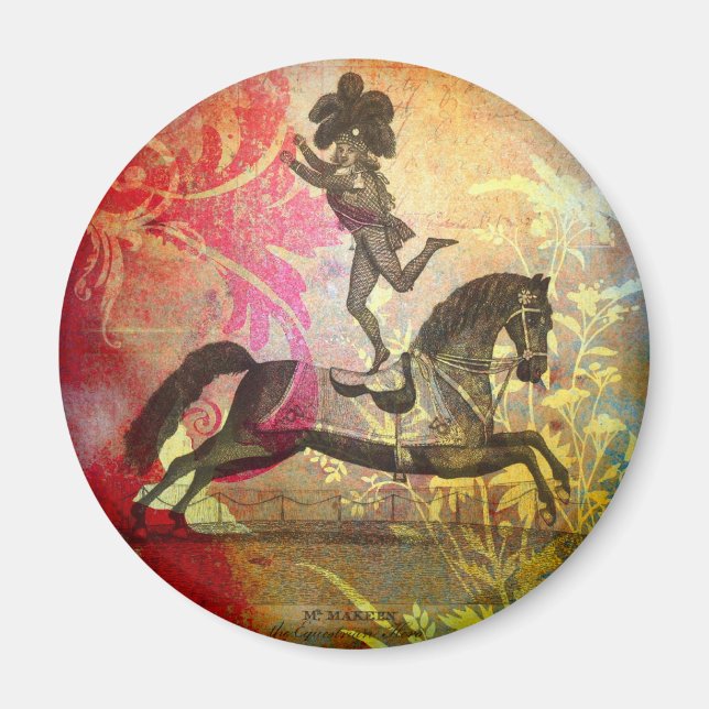 Aimant Cirque vintage (Devant)