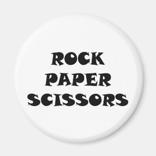 Aimant Ciseaux de papier de roche