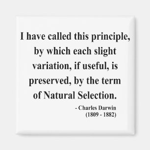 Aimant Citation 6a de Charles Darwin