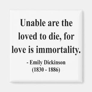Aimant Citation 8a d'Emily Dickinson