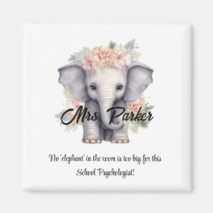 Aimant Citation amusante d'un psychologue de l'école d'él