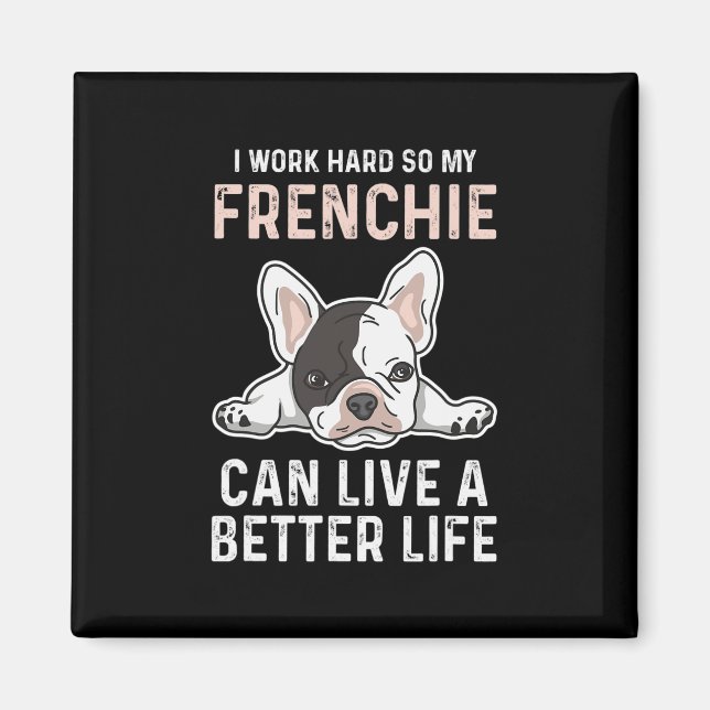Aimant Citation Bulldog Pour Un Propriétaire Français De  (Devant)