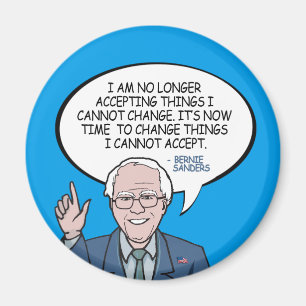 Aimant Citation comique de ponceuses de Bernie