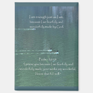 Aimant Citation d'affirmation chrétienne et Bible corresp