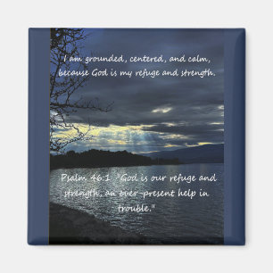 Aimant Citation d'affirmation chrétienne et Bible corresp