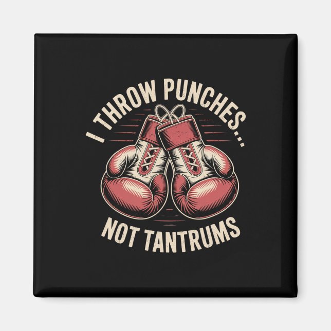 Aimant Citation de boîte mème Forts Punches Zéro Drama Pu (Devant)