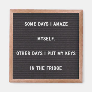 Aimant Citation de confiance amusante