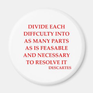 Aimant Citation de DESCARTES