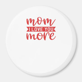Aimant Citation de famille douce Maman t'aime plus