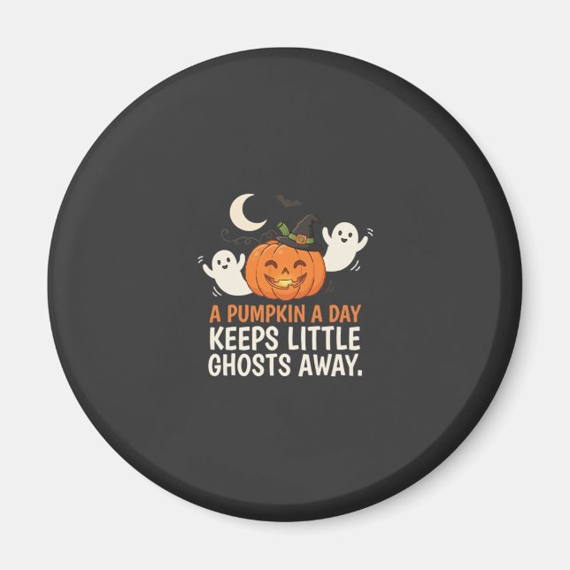 Aimant Citation de fantôme de citrouille de Halloween Des (Devant)
