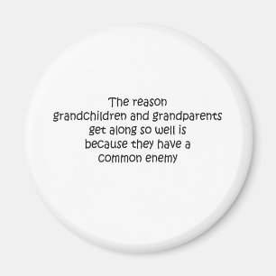 Aimant Citation de grands-parents et de petits-enfants