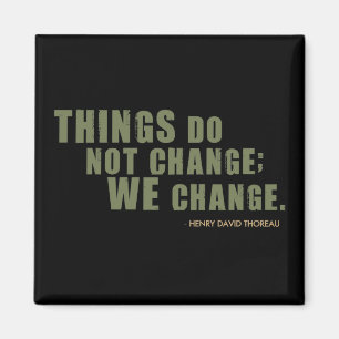 Aimant Citation de Henry David Thoreau