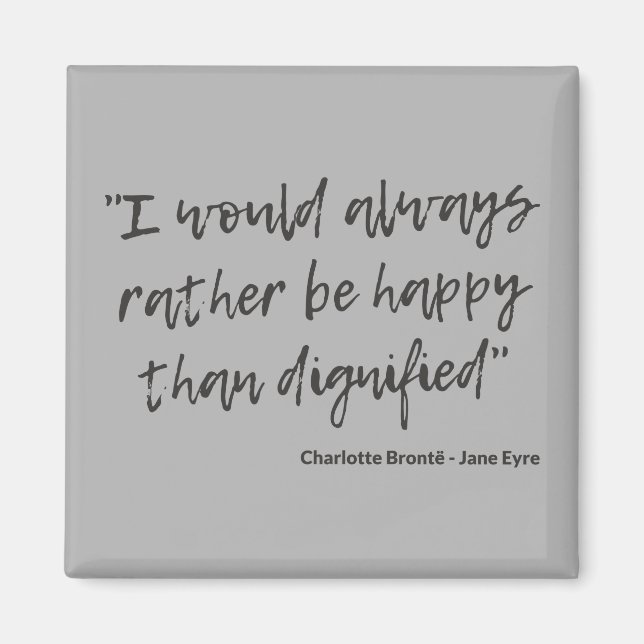 Aimant Citation de Jane Eyre I (Devant)