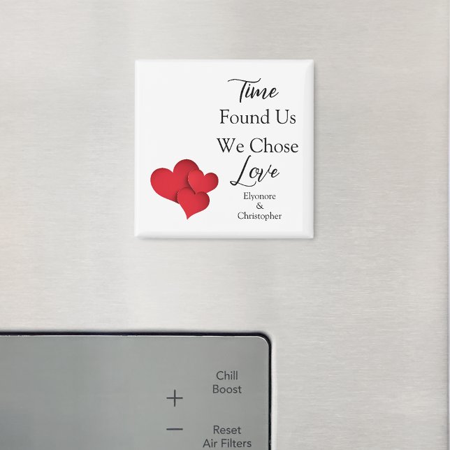 Aimant Citation de la Saint-Valentin : Le Temps Nous a Tr (Créateur téléchargé)