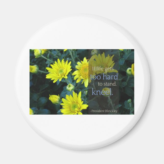 Aimant Citation de LDS : Quand la vie devient trop diffic (Devant)