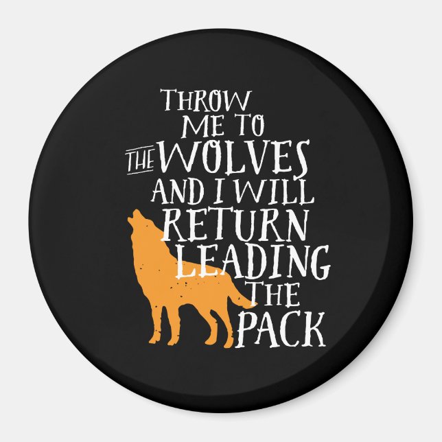 Aimant Citation de leadership inspirationnel de dirigeant (Devant)