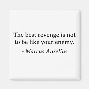 Aimant Citation de Marcus Aurelius Best Revenge