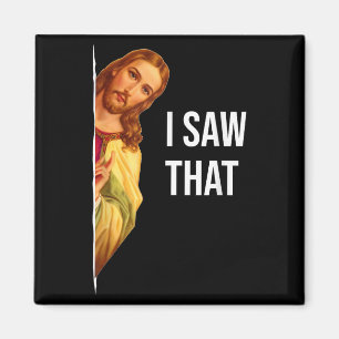 Aimant Citation de mème de Jésus amusant - Mens & ; Wo