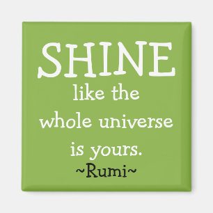 Aimant Citation de motivation de Rumi