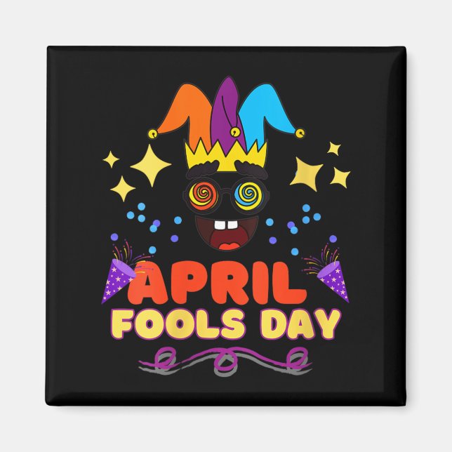 Aimant Citation de naissance pour le poisson d'avril pour (Devant)