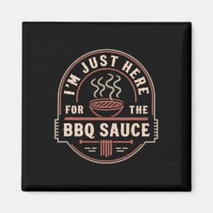 Aimant Citation de papa fumeur de viande pour un BBQ drôl