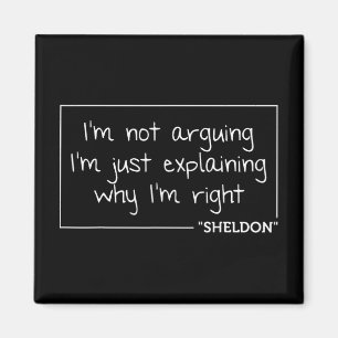 Aimant Citation de Sheldon Drôle Anniversaire Nom Personn