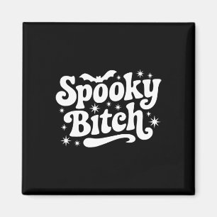 Aimant Citation De Sorcière éffrayante Retro Halloween Di