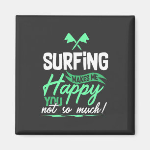 Aimant Citation de surf drôle