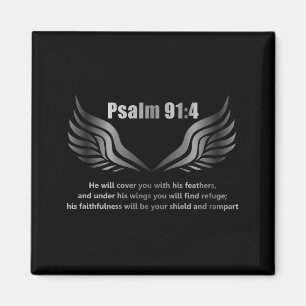 Aimant Citation de verset de la Bible chrétienne Psaume 9