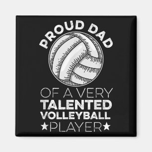 Aimant Citation De Volley-Ball Pour Un Père D'Un Pl De Vo