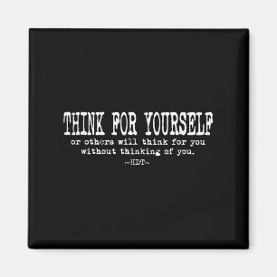 Aimant Citation d'eau de motivation inspirante - Pensez p