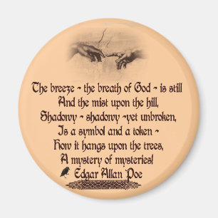 Aimant Citation d'Edgar Allan Poe