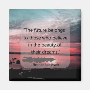 Aimant Citation d'Eleanor Roosevelt