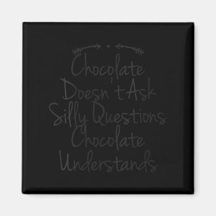 Aimant Citation d'humour féminin Papa chocolat drôle ne d