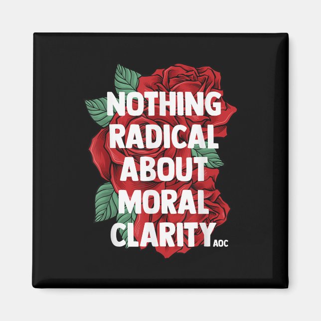 Aimant Citation D'Ocasio Cortez Dit Slogan Aoc Cadeau Lib (Devant)