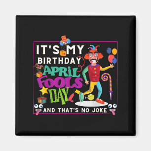 Aimant Citation drôle d'anniversaire d'avril Poisson d'av