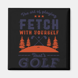 Aimant Citation drôle de golfeur pour les golfeurs aiment