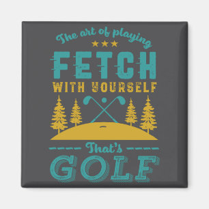 Aimant Citation drôle de golfeur que les golfeurs aiment