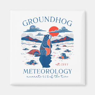 Aimant Citation drôle de Groundhog Day Respectez l'ombre