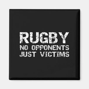 Aimant Citation drôle de rugby pour hommes Rugby pas d'ad