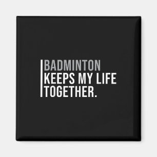 Aimant Citation du joueur de badminton de badminton