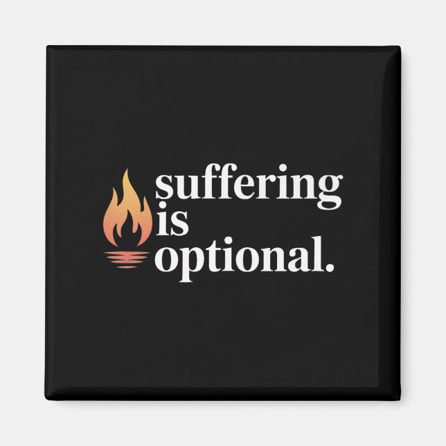 Aimant Citation du philosophe stoïque masculin (Devant)