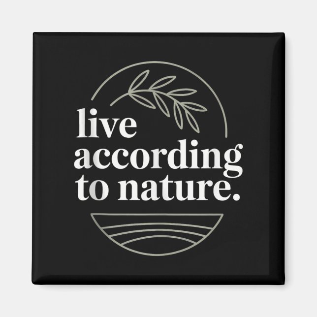 Aimant Citation du philosophe stoïque Motivation stoïcism (Devant)