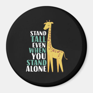 Aimant Citation Giraffe Inspirationnelle Stand Haut Même 