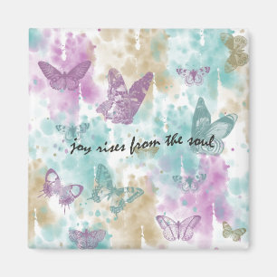 Aimant Citation inspirante La joie se lève de l'âme