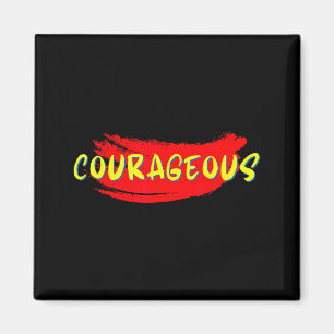 Aimant Citation Inspirante Motivante de Courage Foi