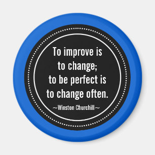 Aimant Citation inspirée de Churchill