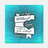 Citation inspirée sur l'amour sur le turquoise