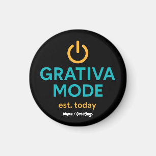 Aimant Citation Motivante de Mode Grativa Positivité Quot