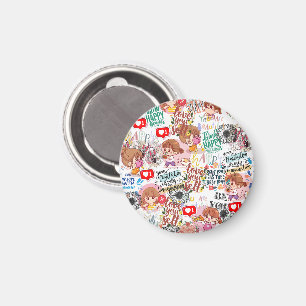 Aimant Citation motivante mignonne – Positive Kawaii